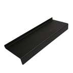 Acrylic Tilted Computer Keyboard Holder Low Front Lip Polished Finish Keyboard Riser Keyboard Holder for Office Black
