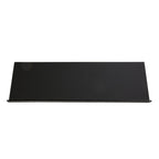 Acrylic Tilted Computer Keyboard Holder Low Front Lip Polished Finish Keyboard Riser Keyboard Holder for Office Black