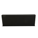 Acrylic Tilted Computer Keyboard Holder Low Front Lip Polished Finish Keyboard Riser Keyboard Holder for Office Black
