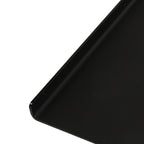 Acrylic Tilted Computer Keyboard Holder Low Front Lip Polished Finish Keyboard Riser Keyboard Holder for Office Black