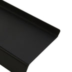 Acrylic Tilted Computer Keyboard Holder Low Front Lip Polished Finish Keyboard Riser Keyboard Holder for Office Black