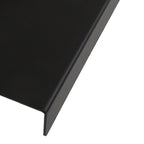 Acrylic Tilted Computer Keyboard Holder Low Front Lip Polished Finish Keyboard Riser Keyboard Holder for Office Black