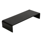 Monitor Riser 50lb 3.5inch Height Improve Sitting Posture Reduces Neck Eyes Pressure Space Saving Acrylic Computer Stand for Bedroom Study Black