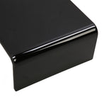 Monitor Riser 50lb 3.5inch Height Improve Sitting Posture Reduces Neck Eyes Pressure Space Saving Acrylic Computer Stand for Bedroom Study Black
