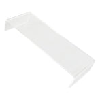 Monitor Riser 50lb 3.5inch Height Improve Sitting Posture Reduces Neck Eyes Pressure Space Saving Acrylic Computer Stand for Bedroom Study Transparent