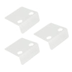 3 PCS Small Security Cameras Wall Shelf with 6 Cable Clips 10PCS Tapes Acrylic Waterproof Drill Free Adhesive Floating Shelf for Speakers Transparent