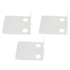 3 PCS Small Security Cameras Wall Shelf with 6 Cable Clips 10PCS Tapes Acrylic Waterproof Drill Free Adhesive Floating Shelf for Speakers Transparent