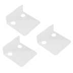 3 PCS Small Security Cameras Wall Shelf with 6 Cable Clips 10PCS Tapes Acrylic Waterproof Drill Free Adhesive Floating Shelf for Speakers Transparent