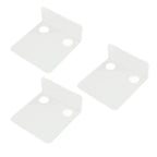 3 PCS Small Security Cameras Wall Shelf with 6 Cable Clips 10PCS Tapes Acrylic Waterproof Drill Free Adhesive Floating Shelf for Speakers Transparent