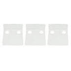 3 PCS Small Security Cameras Wall Shelf with 6 Cable Clips 10PCS Tapes Acrylic Waterproof Drill Free Adhesive Floating Shelf for Speakers Transparent