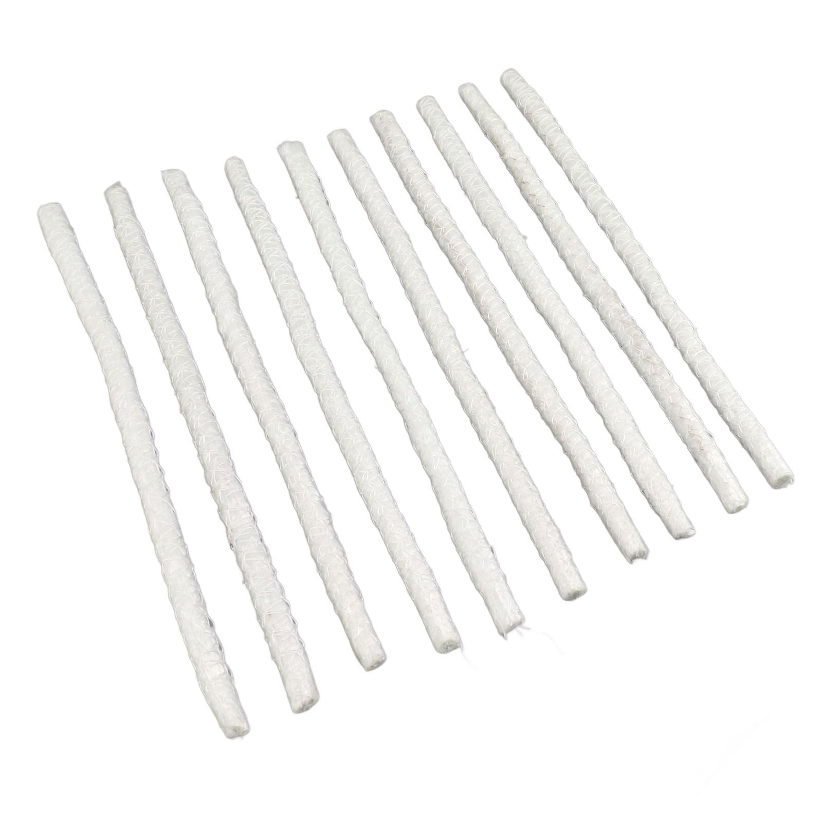 10 PCS Wicks Torch Replacement 13.78in Tiki Torch Fiberglass Wicks for Patio Lighting Garden Lights