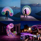 35 Inch LED Hoop RGB Auto Color Changing Dance Exercise Light Up Hoop Fitness Equipment for Kids Adults Beginners