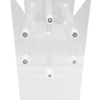 Acrylic Headband Holder Clear Jewelry Headband Organizer Headband Display Stand for Teen Girl Women Gifts