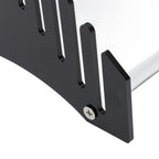 Record Storage Holder 12 Slots Acrylic Vinyl Record Organizer Easy Assembly Access Record Stand for Music Collection Album Black