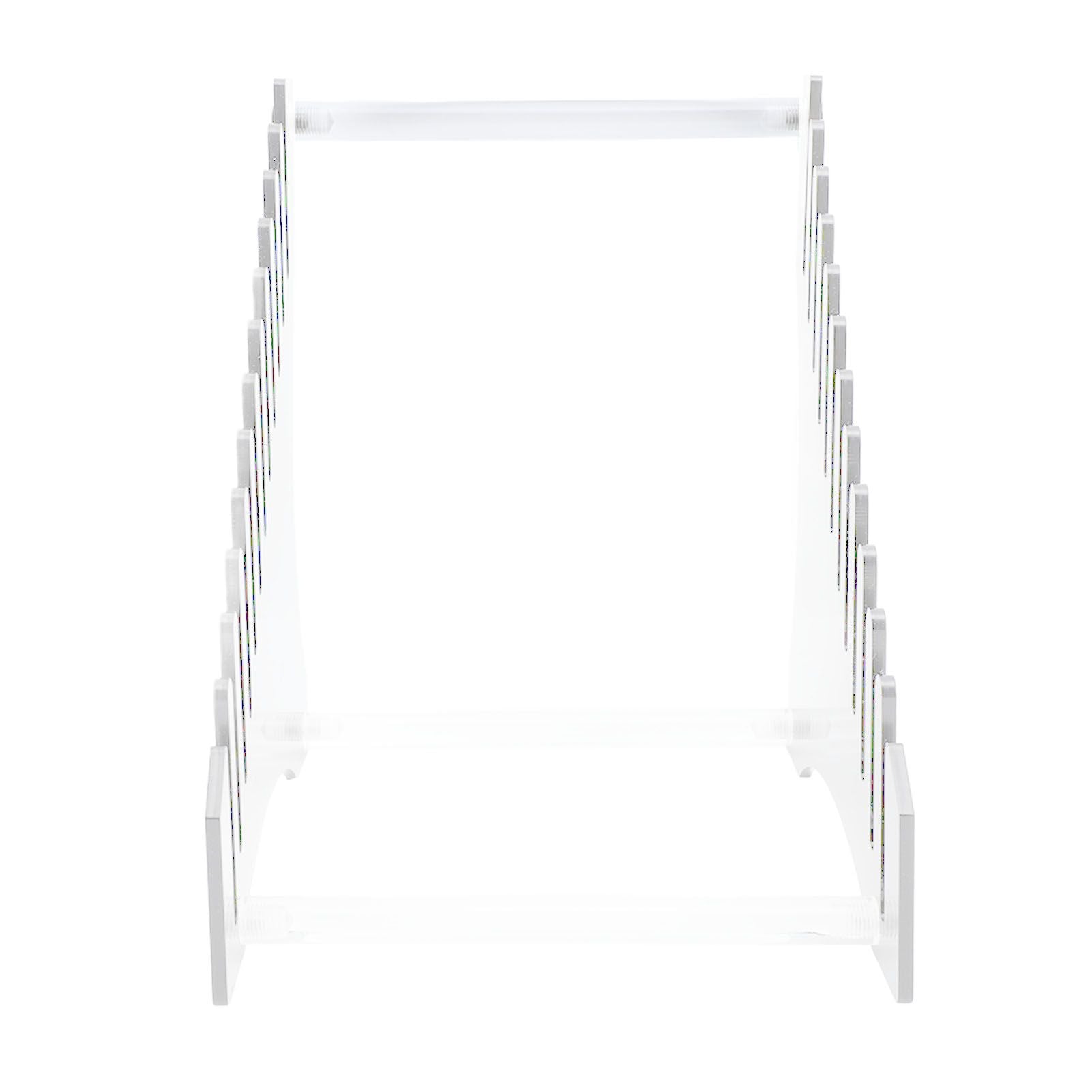Record Storage Holder 12 Slots Acrylic Vinyl Record Organizer Easy Assembly Access Record Stand for Music Collection Album Transparent