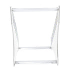 Record Storage Holder 12 Slots Acrylic Vinyl Record Organizer Easy Assembly Access Record Stand for Music Collection Album Transparent