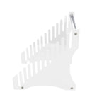 Record Storage Holder 12 Slots Acrylic Vinyl Record Organizer Easy Assembly Access Record Stand for Music Collection Album Transparent