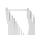 Record Storage Holder 12 Slots Acrylic Vinyl Record Organizer Easy Assembly Access Record Stand for Music Collection Album Transparent