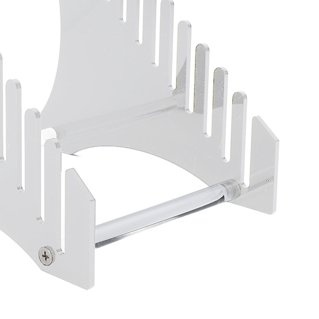 Record Storage Holder 12 Slots Acrylic Vinyl Record Organizer Easy Assembly Access Record Stand for Music Collection Album Transparent