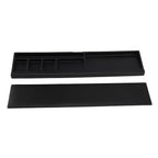 Keyboard Wrist Rest Pad Ergonomic Soft Prevent Slip Keyboard Wrist Support with Partition Storage Case for Office Black