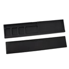 Keyboard Wrist Rest Pad Ergonomic Soft Prevent Slip Keyboard Wrist Support with Partition Storage Case for Office Black