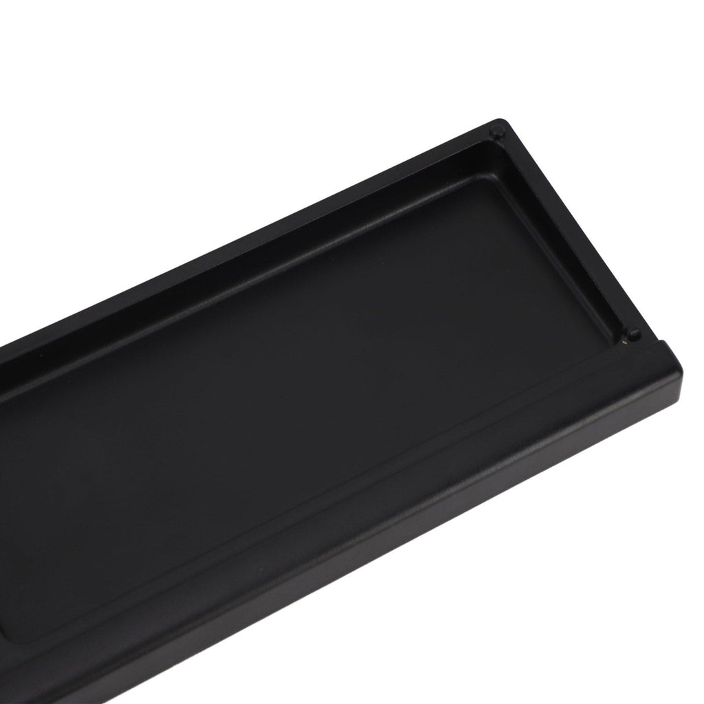 Keyboard Wrist Rest Pad Ergonomic Soft Prevent Slip Keyboard Wrist Support with Partition Storage Case for Office Black