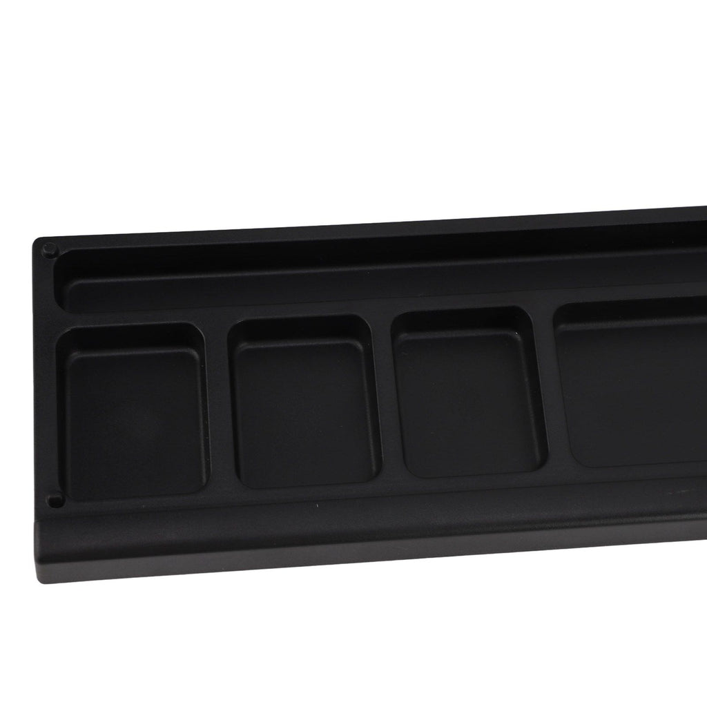 Keyboard Wrist Rest Pad Ergonomic Soft Prevent Slip Keyboard Wrist Support with Partition Storage Case for Office Black