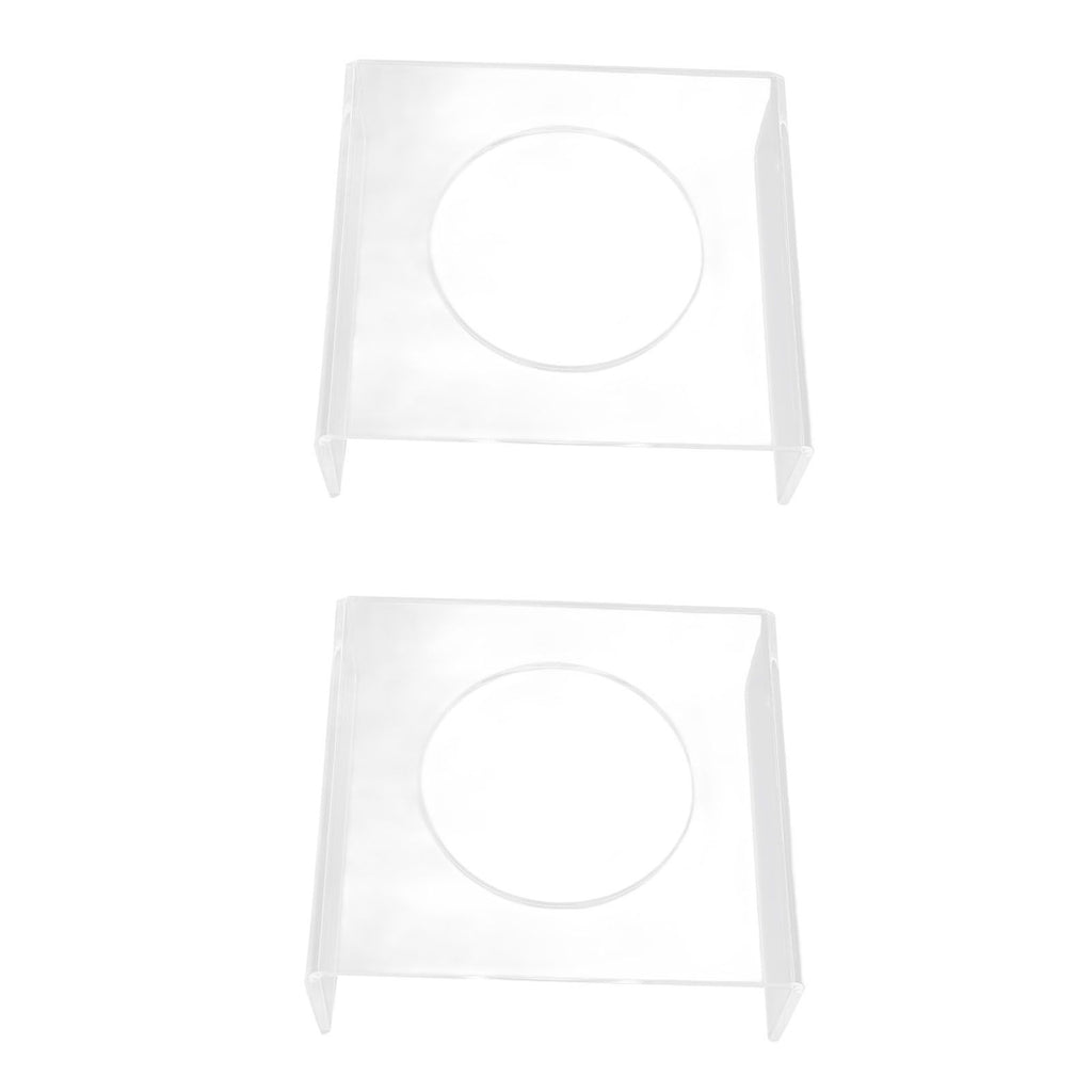 2PCS Football Stand Clear Display Holder Acrylic Stable Support Anti Scratch Versatile Display Rack for Basketball Volleyball
