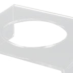 2PCS Football Stand Clear Display Holder Acrylic Stable Support Anti Scratch Versatile Display Rack for Basketball Volleyball