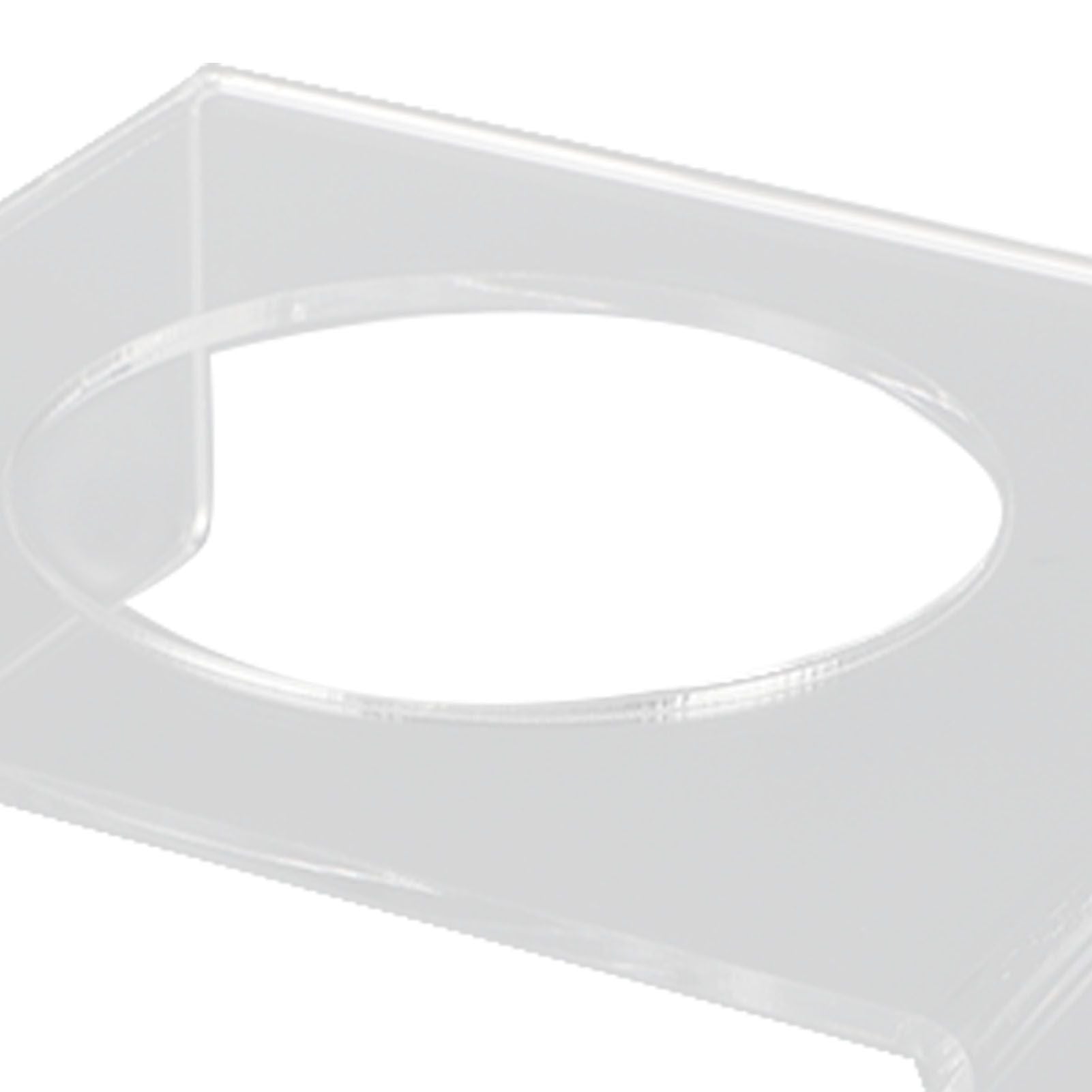 2PCS Football Stand Clear Display Holder Acrylic Stable Support Anti Scratch Versatile Display Rack for Basketball Volleyball