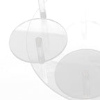 Acrylic Cupcake Stands Stable Round Anime Figure Doll Platter Display Stand for Wedding Birthday Party Transparent