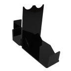 Lightsaber Display Stand Acrylic Desktop Lightsaber Display Holder Rack Wand Stand Dagger Dispaly Stand with Anti Slip Pad Black