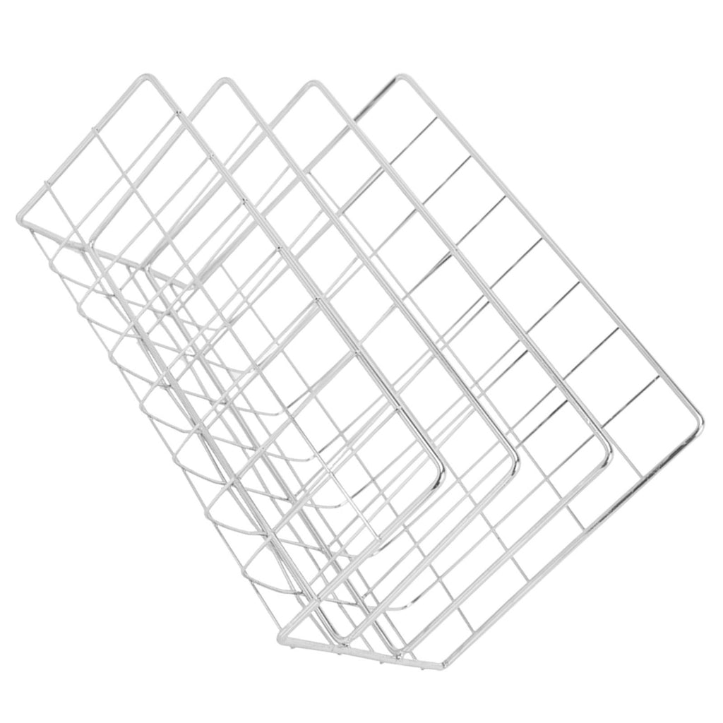 Book Sorter File Magazine Display Organizer Iron Bookend Home Decoration for Office Shelf