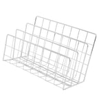Book Sorter File Magazine Display Organizer Iron Bookend Home Decoration for Office Shelf