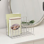 Book Sorter File Magazine Display Organizer Iron Bookend Home Decoration for Office Shelf