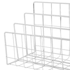 Book Sorter File Magazine Display Organizer Iron Bookend Home Decoration for Office Shelf