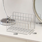 Book Sorter File Magazine Display Organizer Iron Bookend Home Decoration for Office Shelf