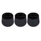 3pcs Wall Speaker Floating Shelves Acrylic Waterproof Wall Mounted Speaker Display Stand for Baby Camera Small Alarm Clock Black