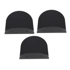 3pcs Wall Speaker Floating Shelves Acrylic Waterproof Wall Mounted Speaker Display Stand for Baby Camera Small Alarm Clock Black