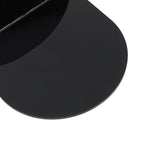 3pcs Wall Speaker Floating Shelves Acrylic Waterproof Wall Mounted Speaker Display Stand for Baby Camera Small Alarm Clock Black