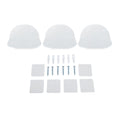 3pcs Wall Speaker Floating Shelves Acrylic Waterproof Wall Mounted Speaker Display Stand for Baby Camera Small Alarm Clock Transparent