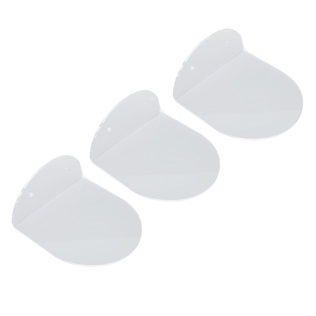 3pcs Wall Speaker Floating Shelves Acrylic Waterproof Wall Mounted Speaker Display Stand for Baby Camera Small Alarm Clock Transparent