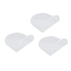 3pcs Wall Speaker Floating Shelves Acrylic Waterproof Wall Mounted Speaker Display Stand for Baby Camera Small Alarm Clock Transparent