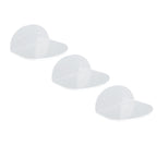 3pcs Wall Speaker Floating Shelves Acrylic Waterproof Wall Mounted Speaker Display Stand for Baby Camera Small Alarm Clock Transparent