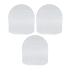 3pcs Wall Speaker Floating Shelves Acrylic Waterproof Wall Mounted Speaker Display Stand for Baby Camera Small Alarm Clock Transparent