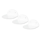 3pcs Wall Speaker Floating Shelves Acrylic Waterproof Wall Mounted Speaker Display Stand for Baby Camera Small Alarm Clock White