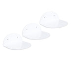 3pcs Wall Speaker Floating Shelves Acrylic Waterproof Wall Mounted Speaker Display Stand for Baby Camera Small Alarm Clock White