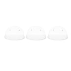 3pcs Wall Speaker Floating Shelves Acrylic Waterproof Wall Mounted Speaker Display Stand for Baby Camera Small Alarm Clock White