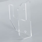 Samurai Sword Holder Horizontal Wall Mount Acrylic Sword Rack Flat Blade Display Stand with Screws Transparent