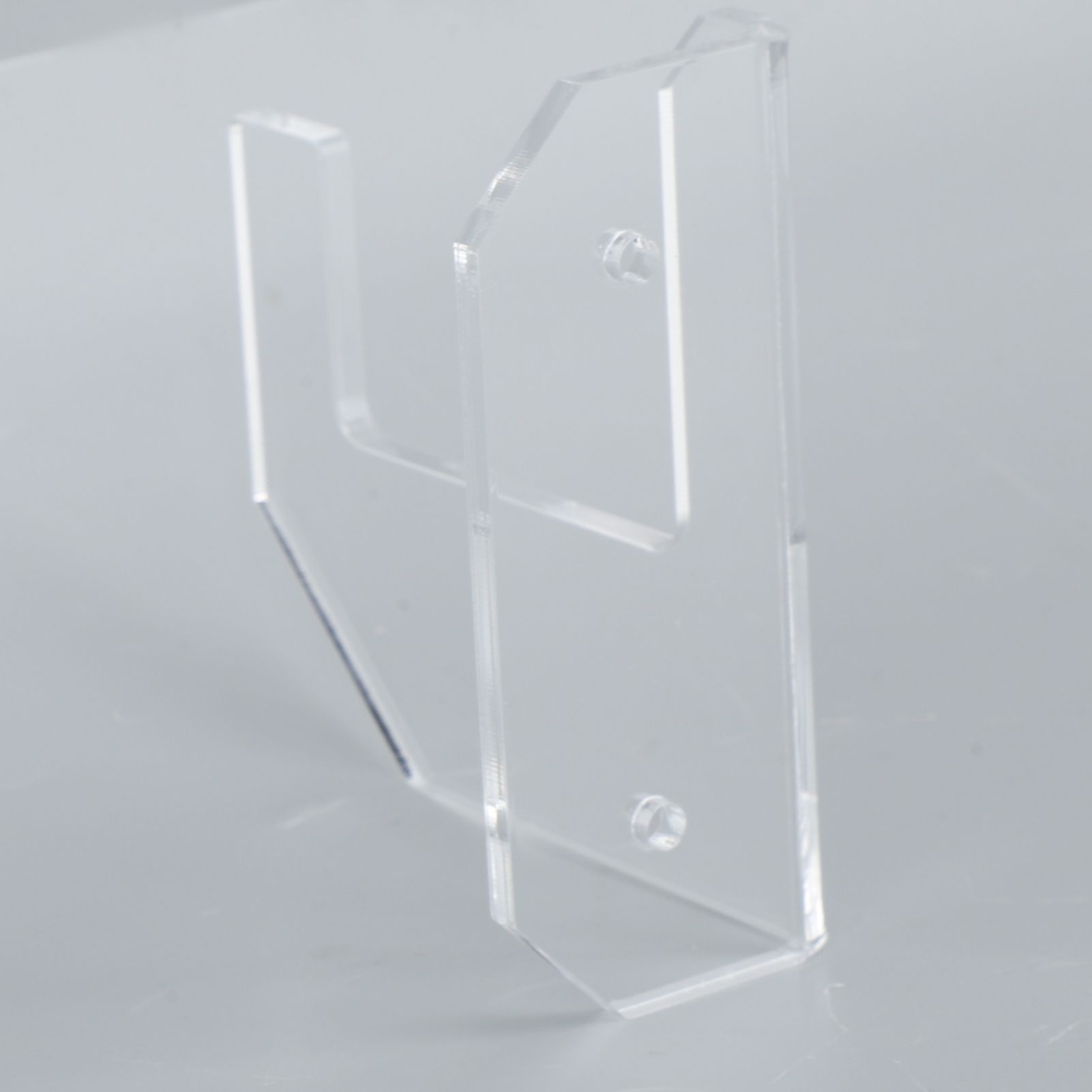 Samurai Sword Holder Horizontal Wall Mount Acrylic Sword Rack Flat Blade Display Stand with Screws Transparent